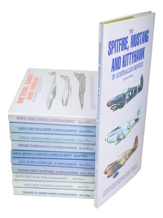 Item #5049 In Australian Service / Australian Air Power series, 11-Volume hardcover set. Stewart...