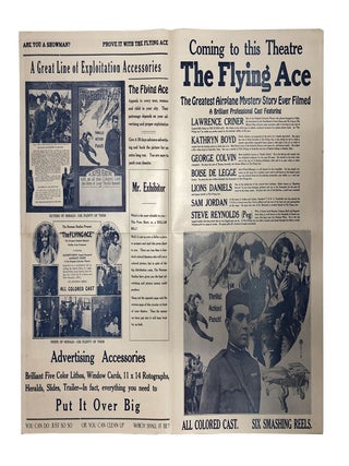The Norman Studios Presents the Super Feature Photoplay The Flying Ace Sensation of the Year