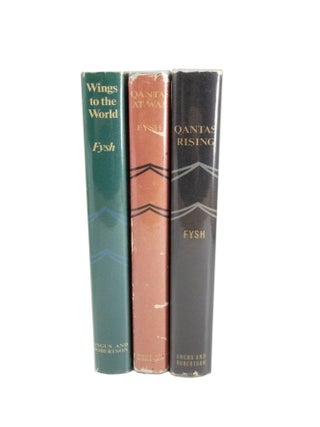 'Qantas Rising', 'Qantas at War', and 'Wings to the World' Complete set in three volumes