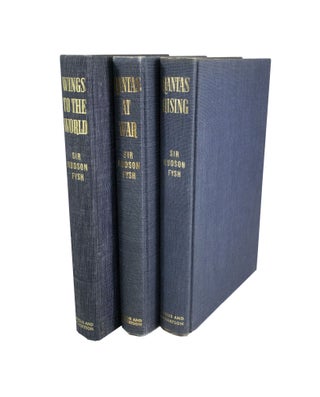 'Qantas Rising', 'Qantas at War', and 'Wings to the World' Complete set in three volumes